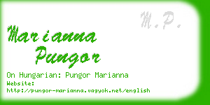 marianna pungor business card